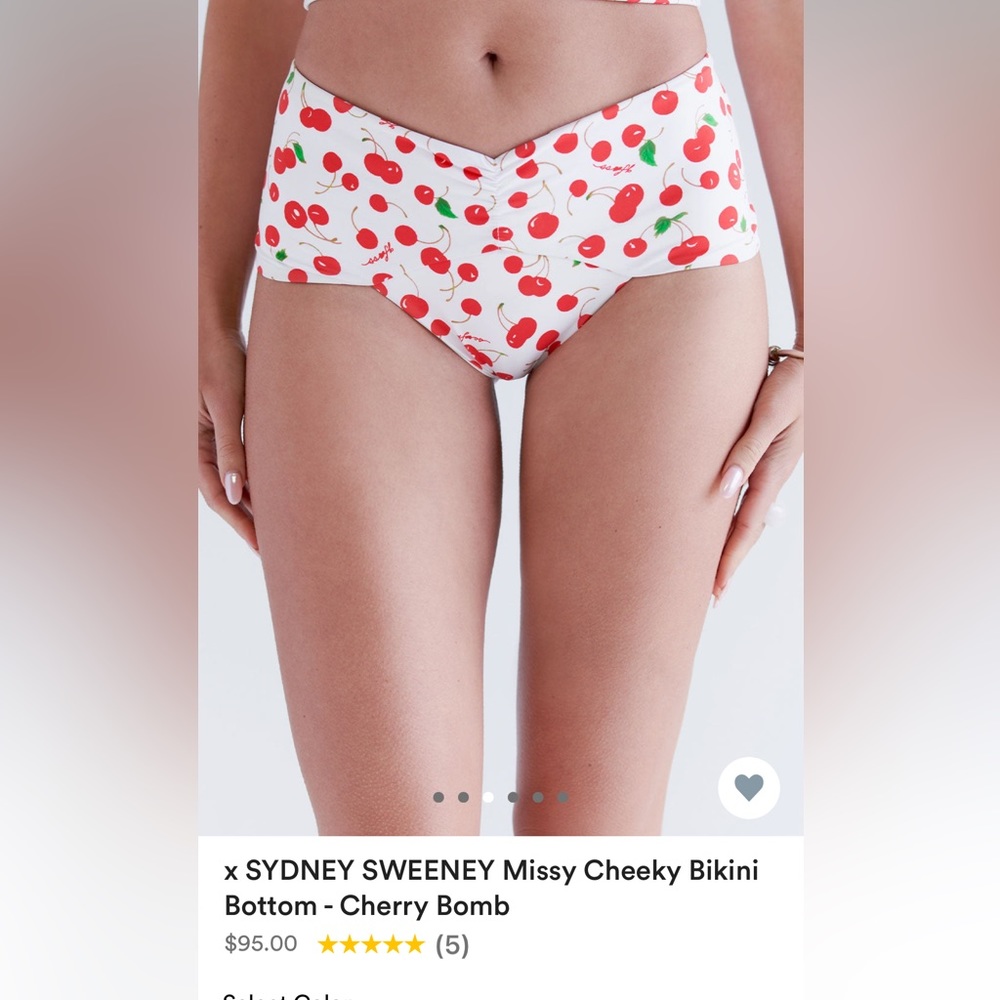 Frankie’s Bikinis x Sydney Sweeney Cherry Bottoms